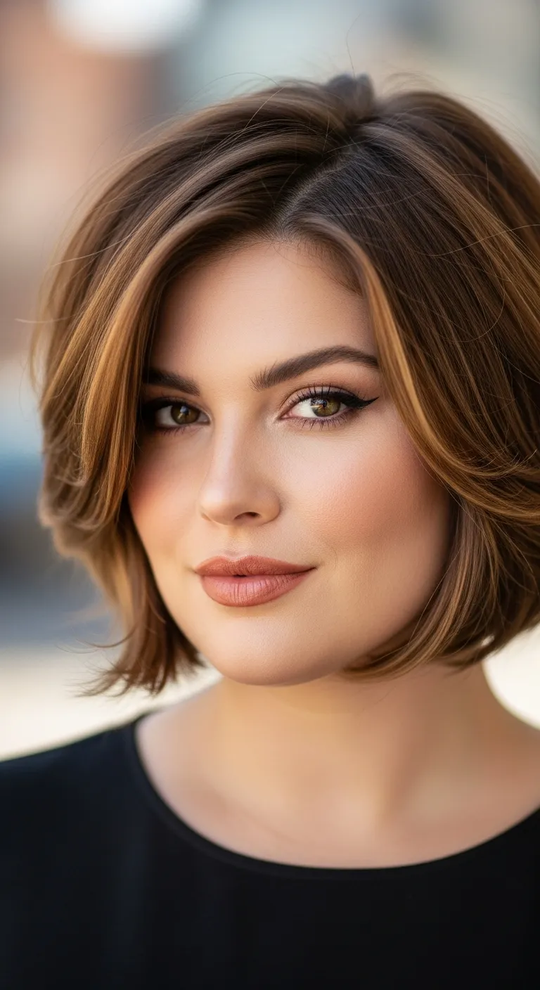 Choppy Bob with Face-Framing Layers