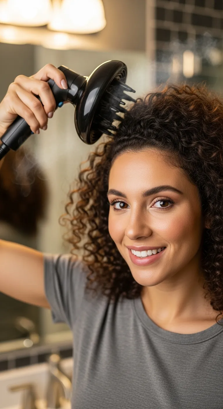 Diffused Curls: Maximizing Volume and Definition