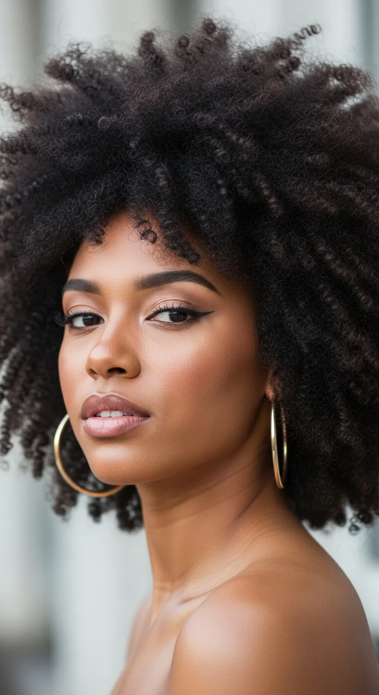 Voluminous Afro: The Ultimate Power Statement