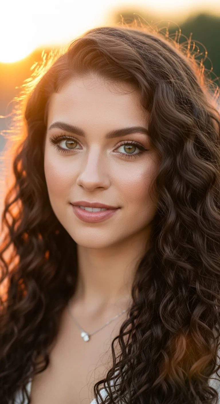 Sleek and Sculpted Curls: Sophisticated Edge