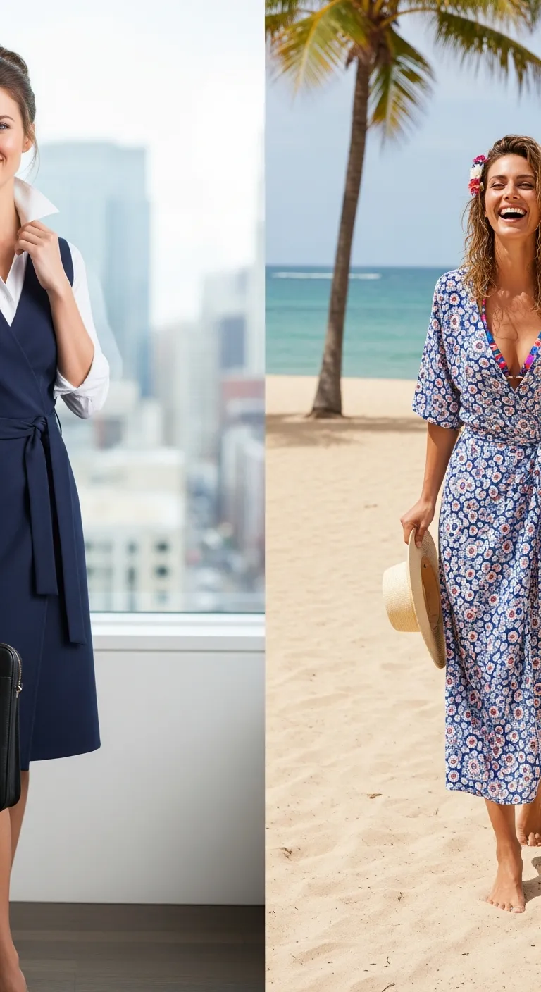 From Day to Night: Transforming Your Wrap Dress