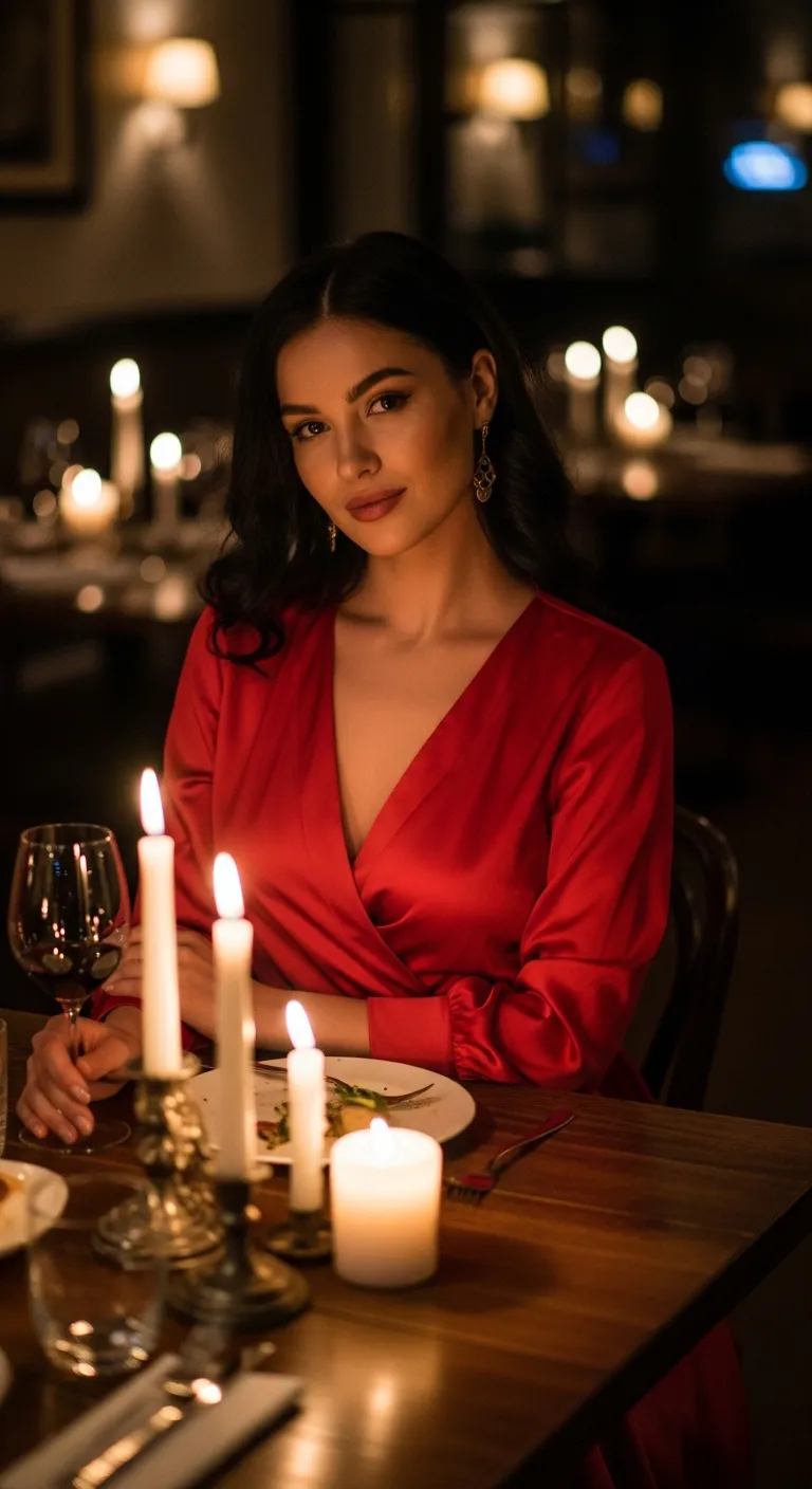 Date Night Glam: The Romantic Wrap Dress