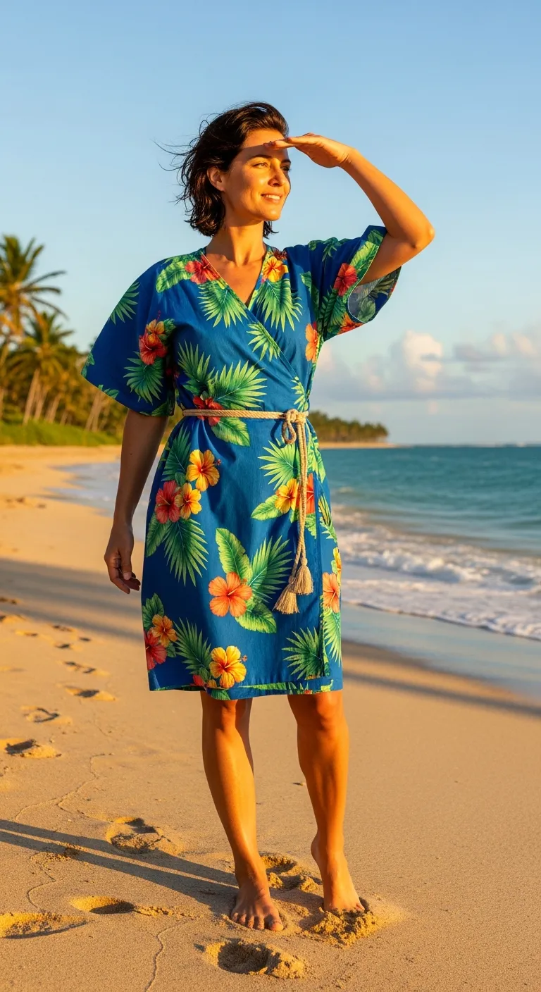 Beach Day Bliss: The Swimsuit Cover-Up Wrap Dress
