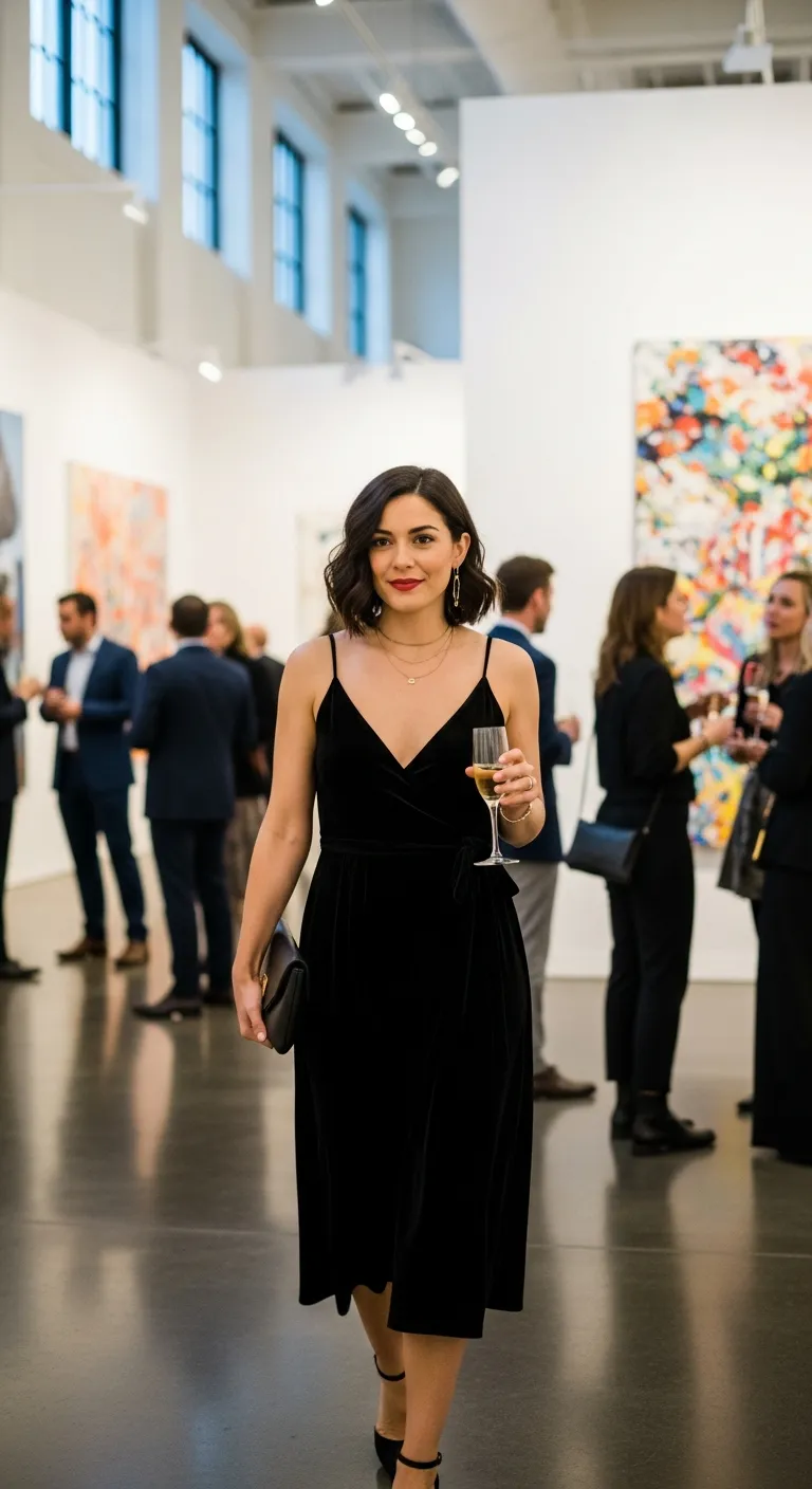 Winter Wonderland Warmth: The Cozy Wrap Dress