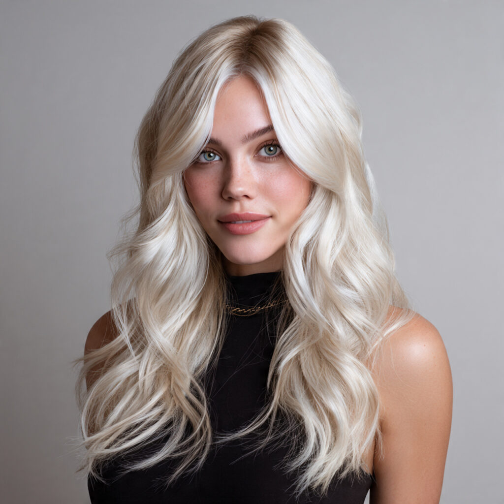 Platinum with Warm Root Shadow