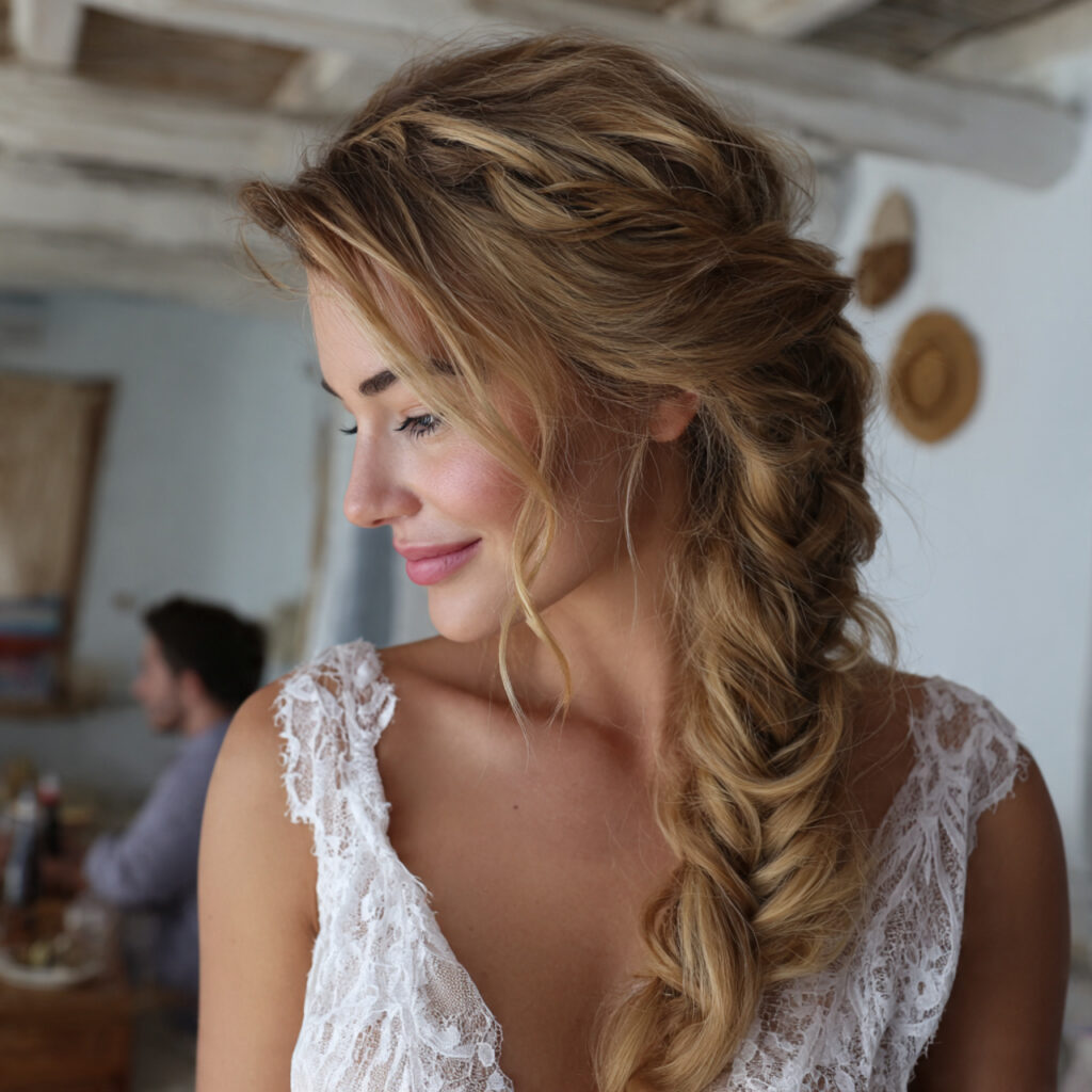28 Hot Summer Hairstyles That Keep You Cool and Looking Gorgeous Try These Now 13 A Fishtail Braid Side Style