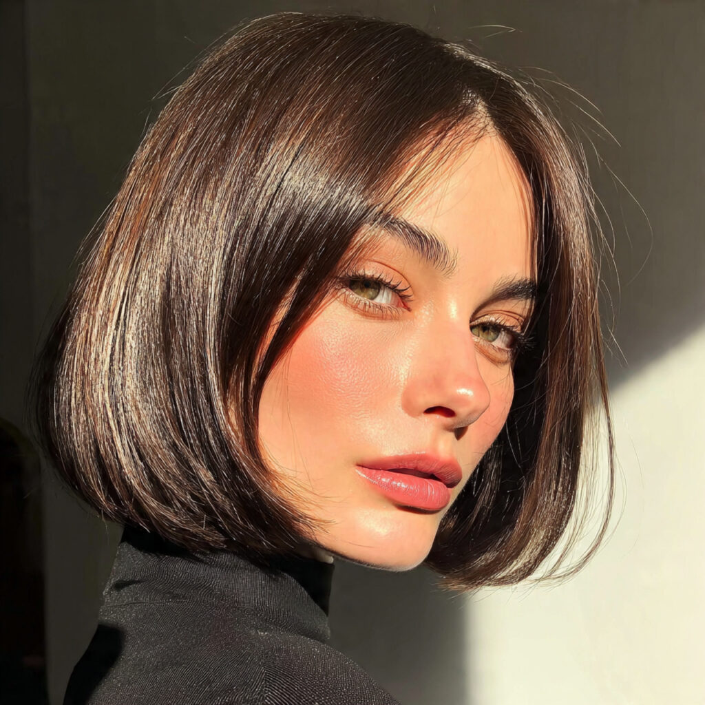 The Blunt Bob With Face-Framing Layers