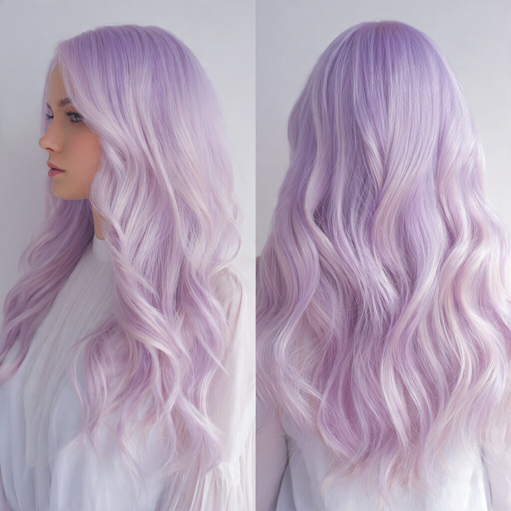 Lavender Tinted Hair