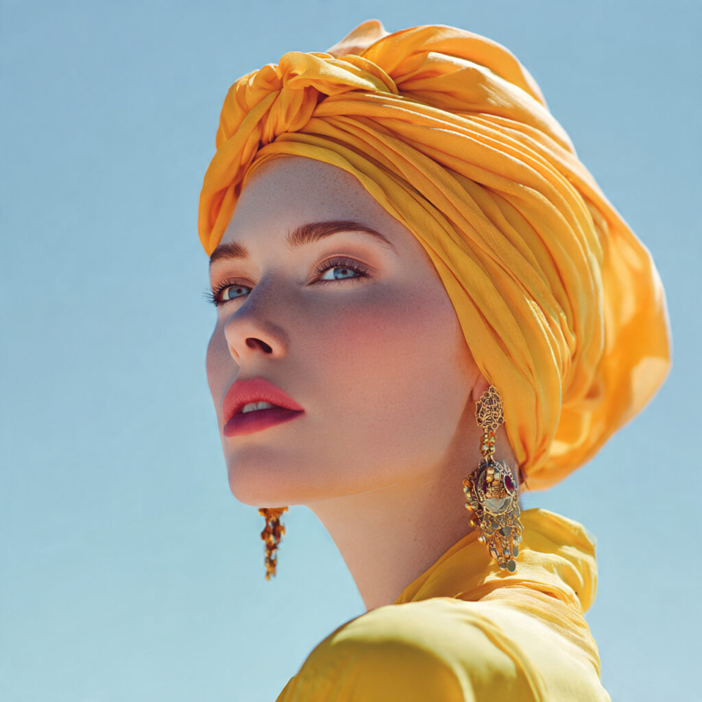 28 Hot Summer Hairstyles That Keep You Cool and Looking Gorgeous Try These Now 14 A Turban Style With a Silk Scarf