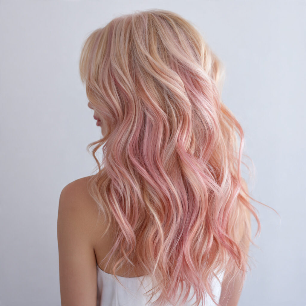 Soft Pink Balayage