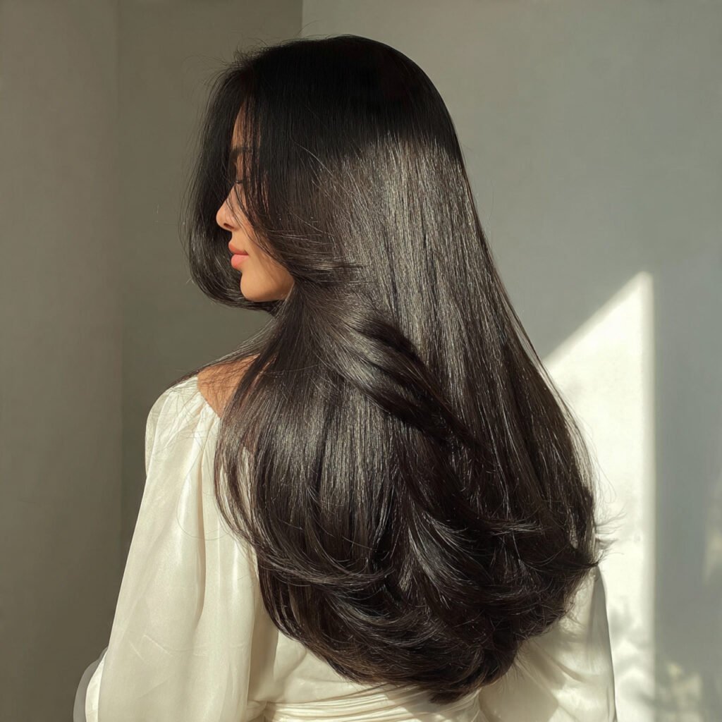 29 Spring Haircuts That Feel Light, Modern & Perfect for the Season Try One Before Your Next Salon Visit 17 A V-Cut or U-Cut at the Ends