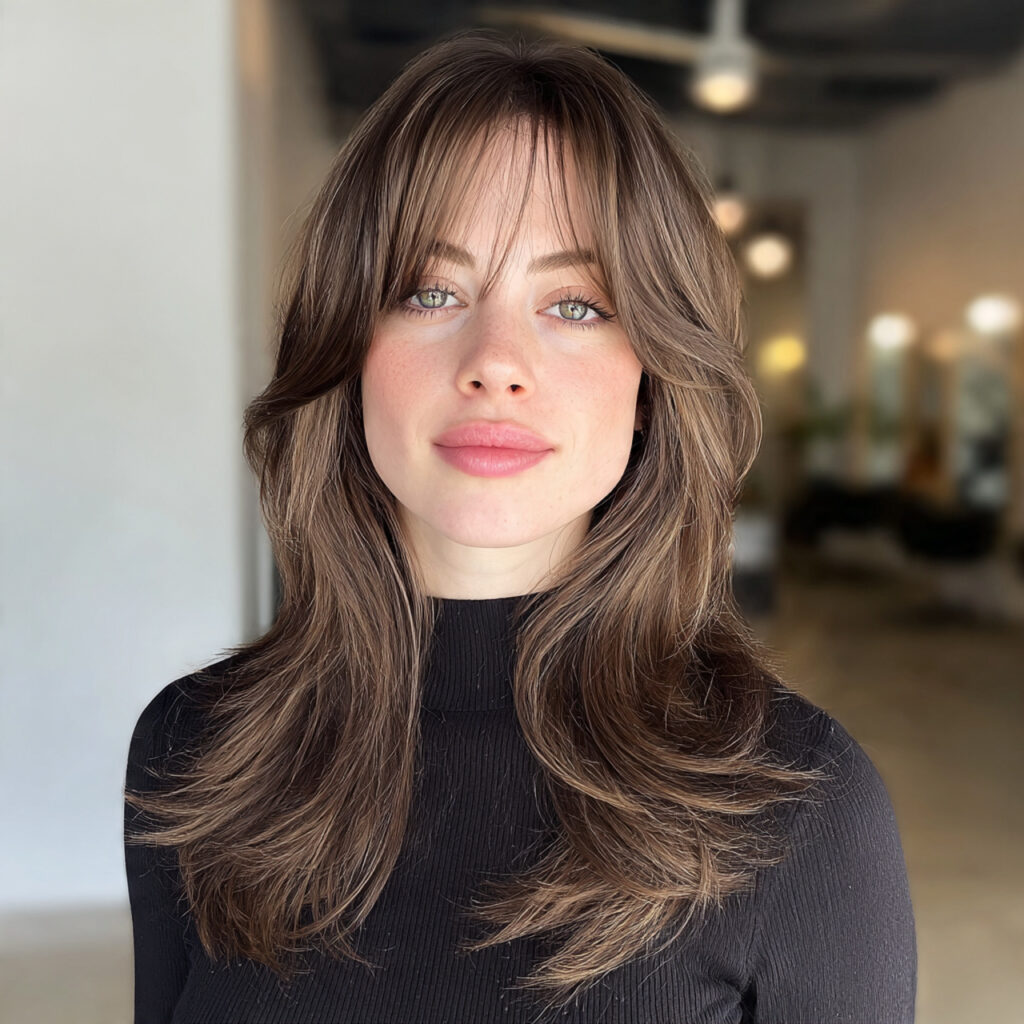 29 Medium Hair Summer Hairstyles That Look Stylish and Lightweight Try This Look Today 17 A Curtain Bang Blowout