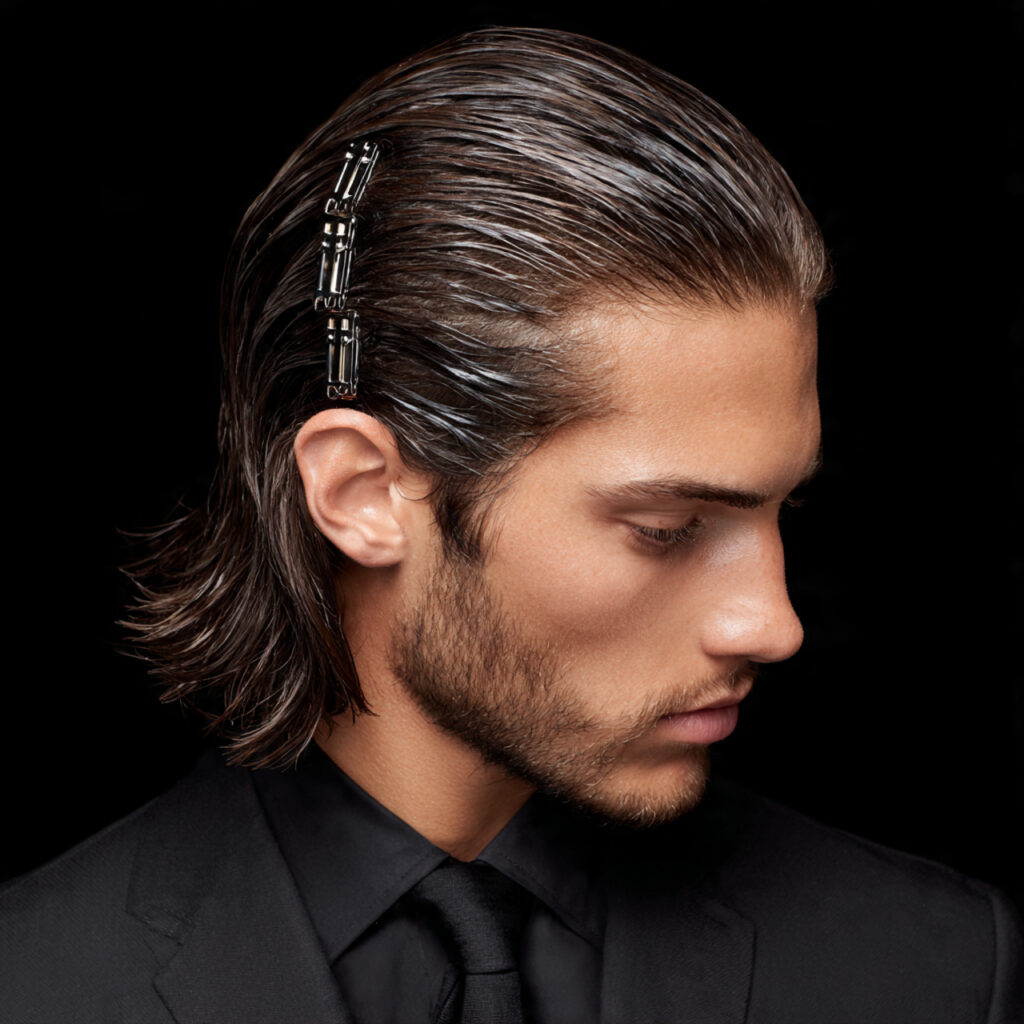 28 Hot Summer Hairstyles That Keep You Cool and Looking Gorgeous Try These Now 17 Double Mini Clips Across a Slicked-Back Style