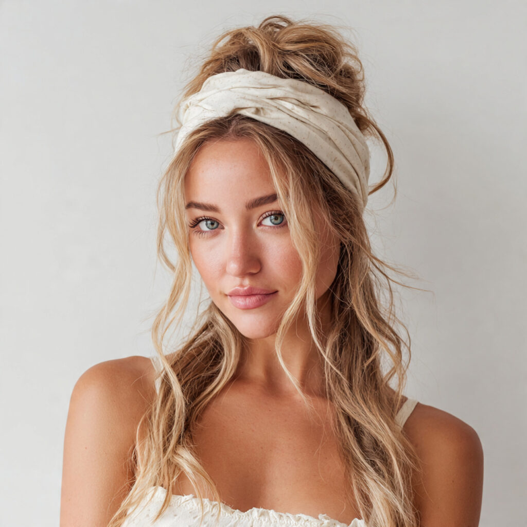 24 Easy Summer Hairstyles You Can Do in Minutes Save These for Busy Days 17 The Headband Half-Up
