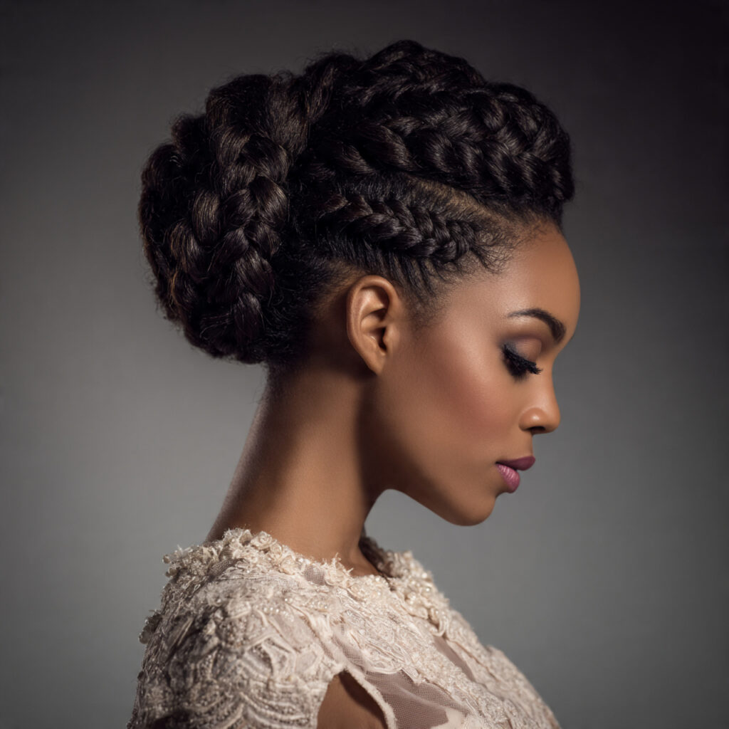 22 Gorgeous Spring Hairstyles for Black Women That Look Stylish, Fresh & Effortless Save These Now 18 A Braided Updo for Special Occasions