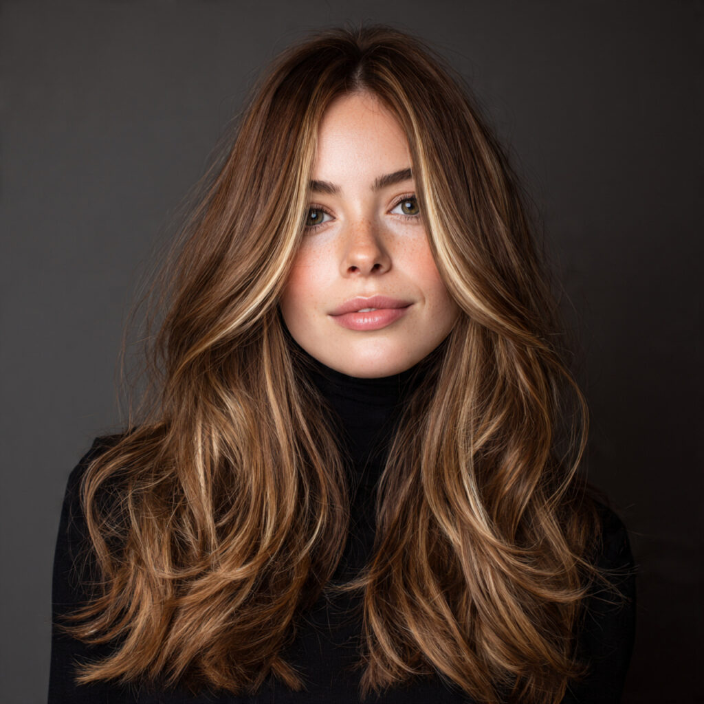 Face-Framing Highlights Only