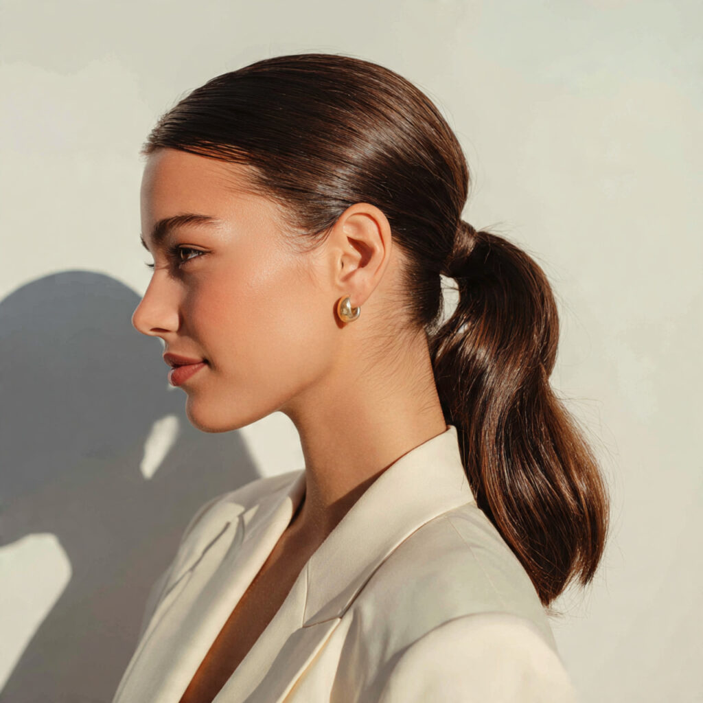 28 Hot Summer Hairstyles That Keep You Cool and Looking Gorgeous Try These Now 19 The Sleek Side Part Ponytail