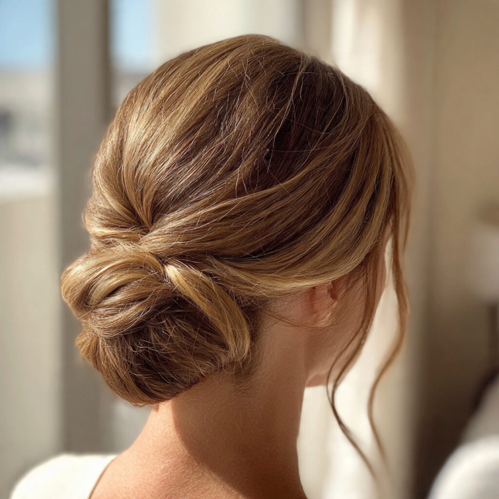 29 Medium Hair Summer Hairstyles That Look Stylish and Lightweight Try This Look Today 4 The Half-Up Top Knot