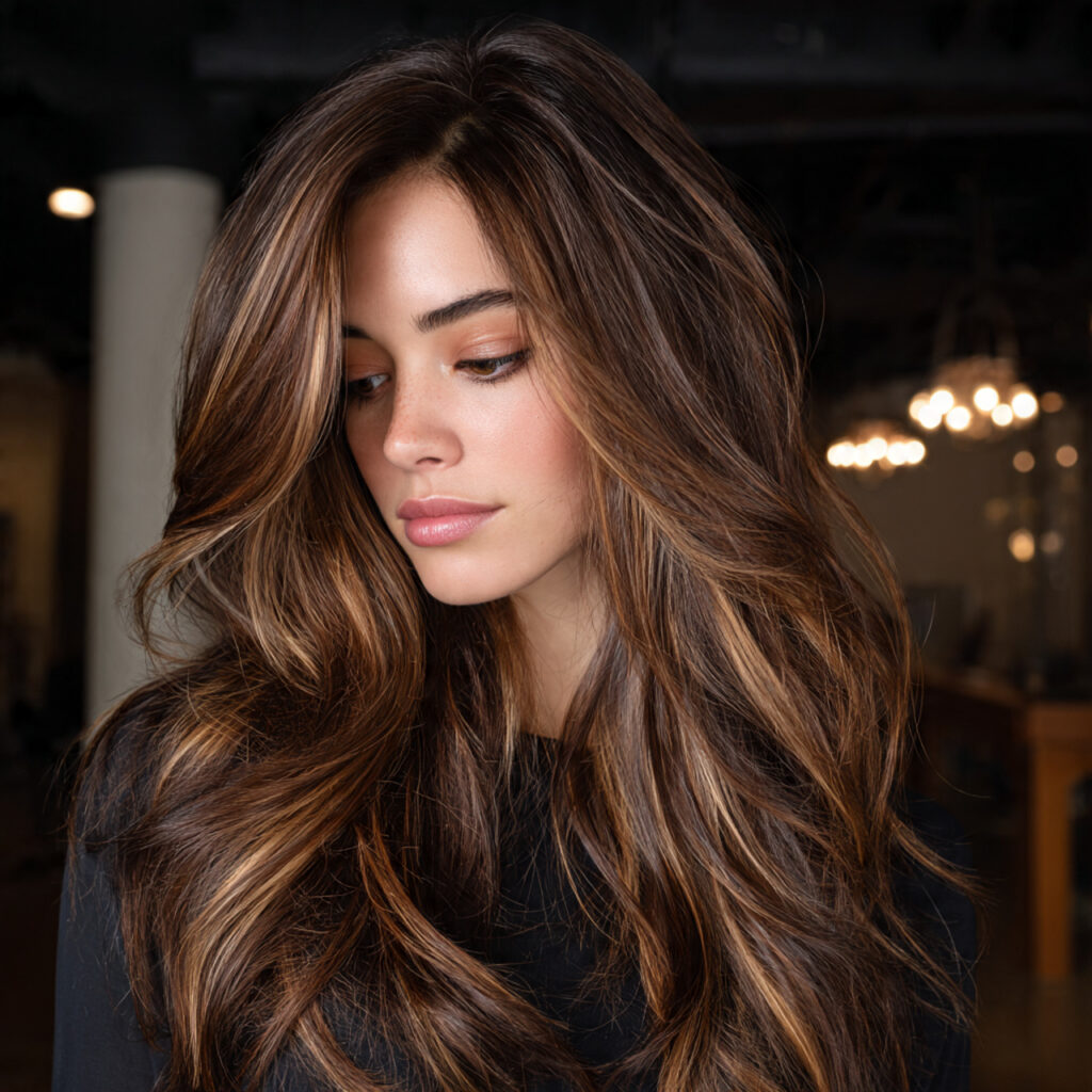 For Dark Hair: Start With Warmth