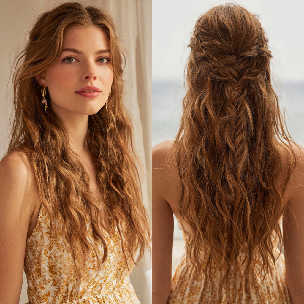 27 Cute Summer Hairstyles That Look Adorable and Effortless Try These Now 26 Overnight Braids for Next-Day Waves