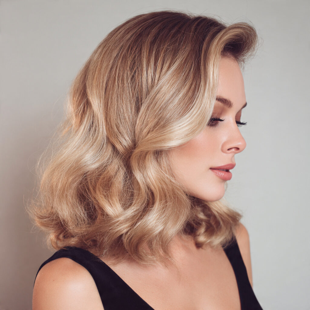29 Medium Hair Summer Hairstyles That Look Stylish and Lightweight Try This Look Today 27 For a Date Night: A Glossy Side Sweep