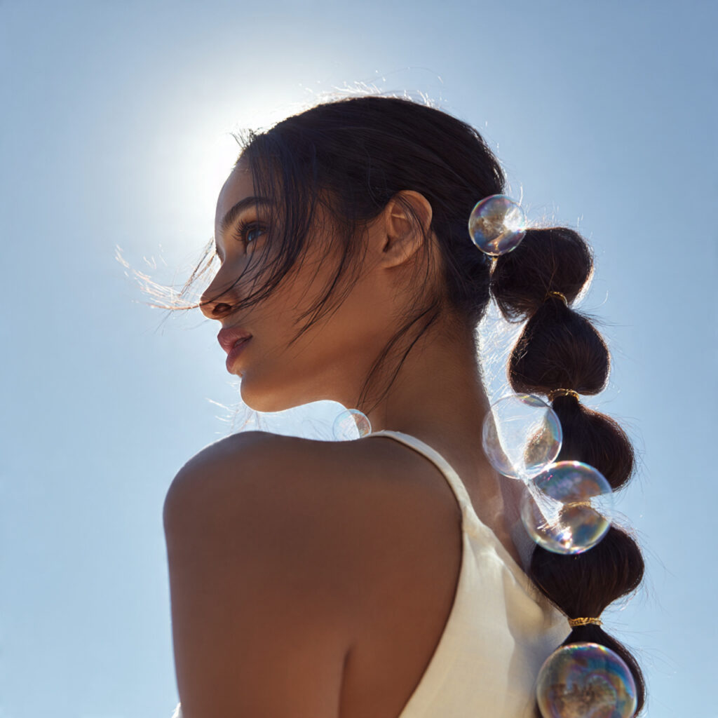 27 Cute Summer Hairstyles That Look Adorable and Effortless Try These Now 5 The Bubble Ponytail