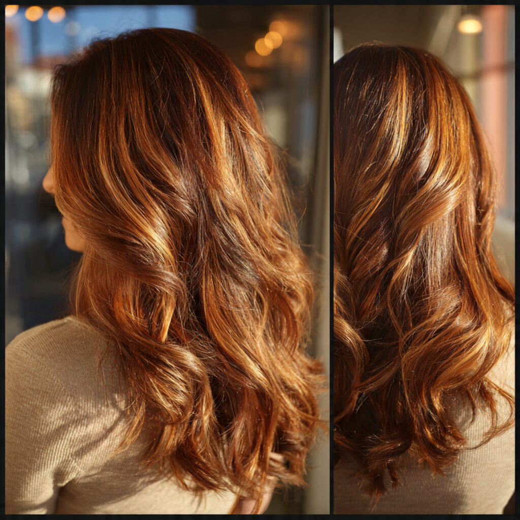 Golden Copper Balayage