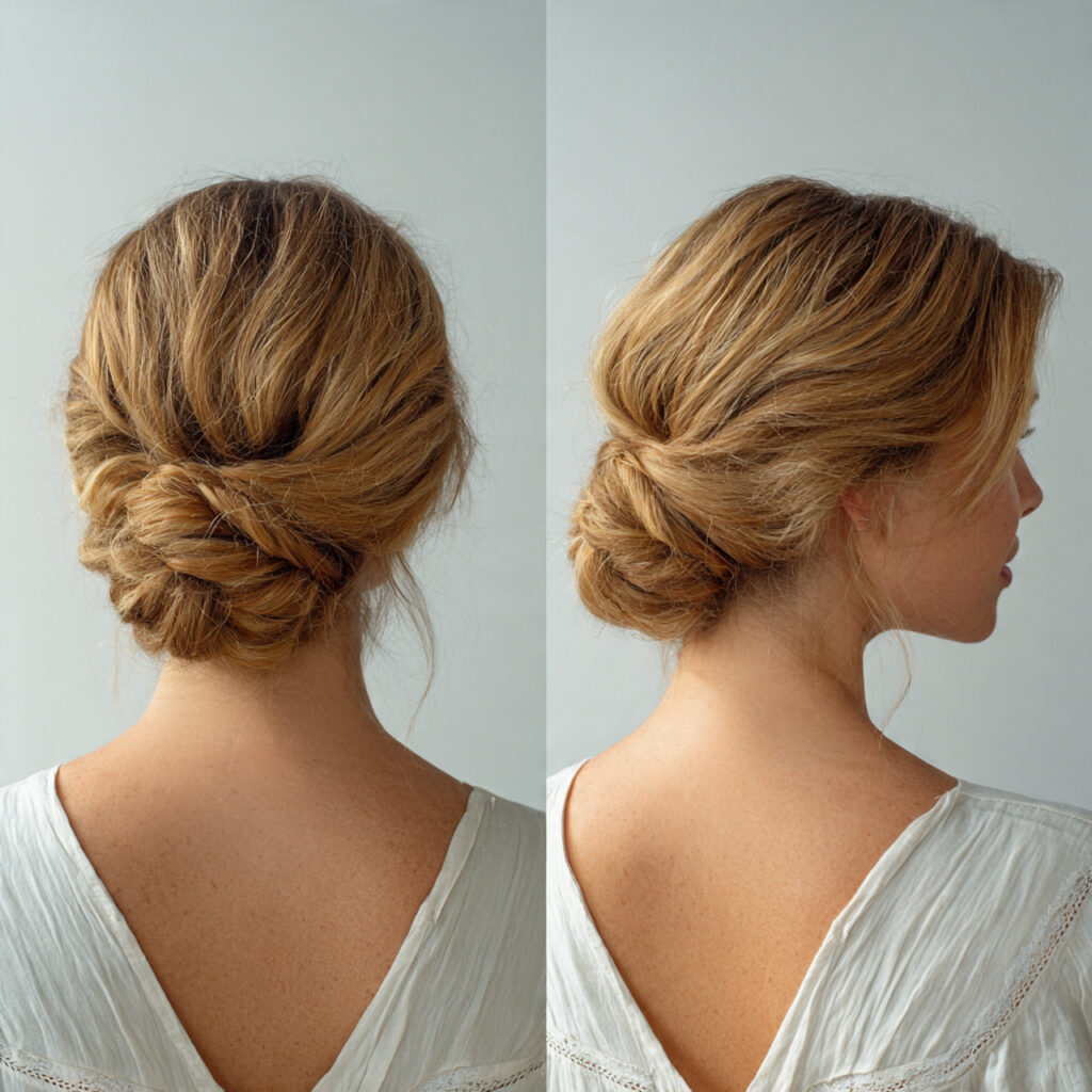 29 Medium Hair Summer Hairstyles That Look Stylish and Lightweight Try This Look Today 5 The Quick Twisted Updo
