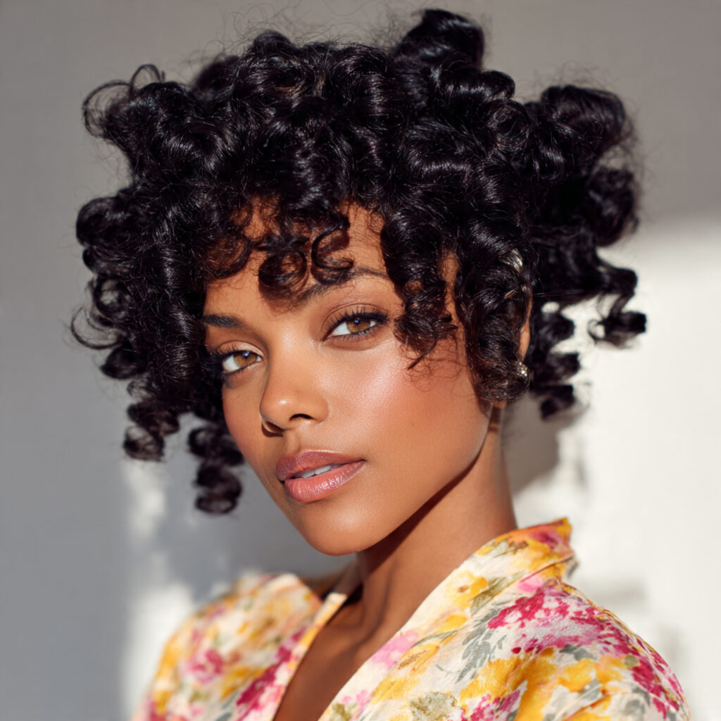 22 Gorgeous Spring Hairstyles for Black Women That Look Stylish, Fresh & Effortless Save These Now 6 Bantu Knot-Out for Spring Definition