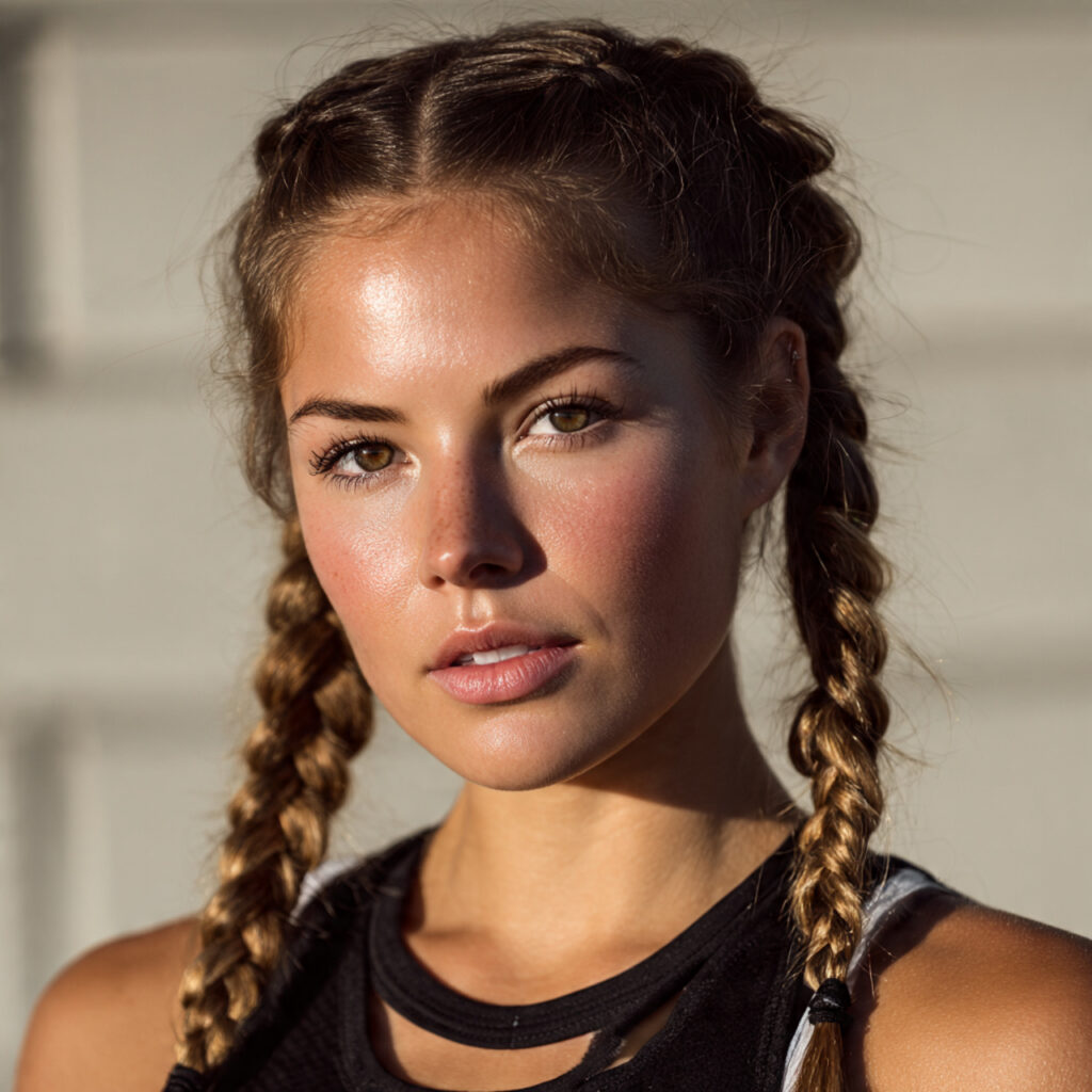 29 Medium Hair Summer Hairstyles That Look Stylish and Lightweight Try This Look Today 9 The Boxer Braids (Double Dutch Braids)