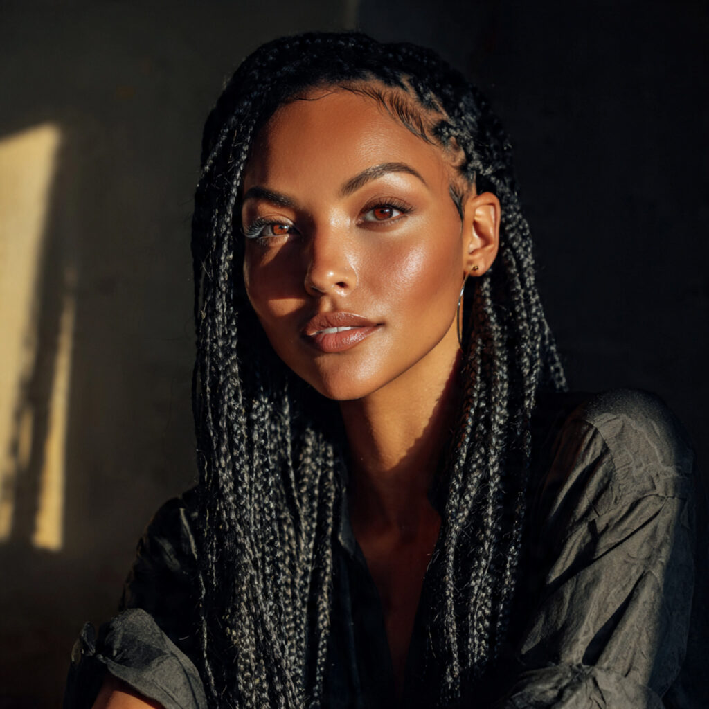 22 Gorgeous Spring Hairstyles for Black Women That Look Stylish, Fresh & Effortless Save These Now 9 Knotless Box Braids