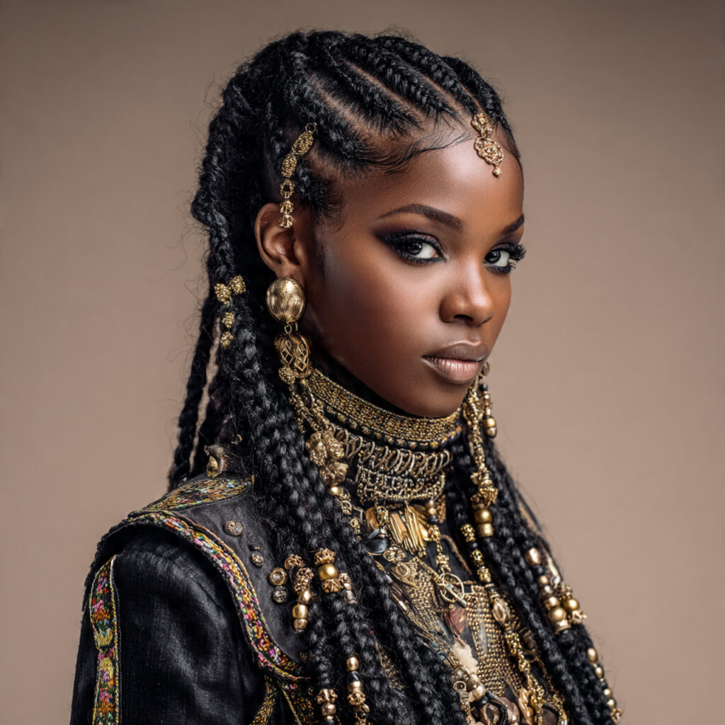 22 Gorgeous Spring Hairstyles for Black Women That Look Stylish, Fresh & Effortless Save These Now 10 Fulani Braids With Spring Accessories