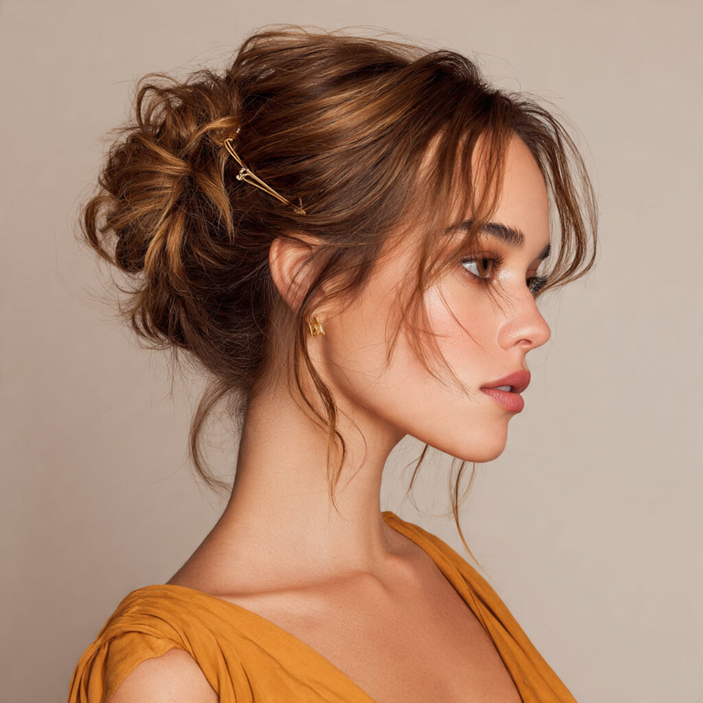 The Elevated Claw Clip Updo