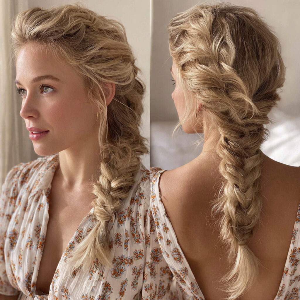 24 Easy Summer Hairstyles You Can Do in Minutes Save These for Busy Days 10 The Two-Minute Fishtail Braid