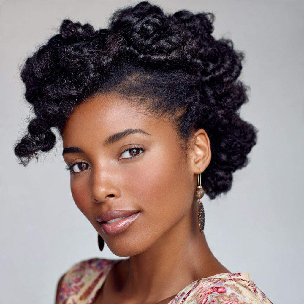 protective styles 10 twist and pin updo curly hair