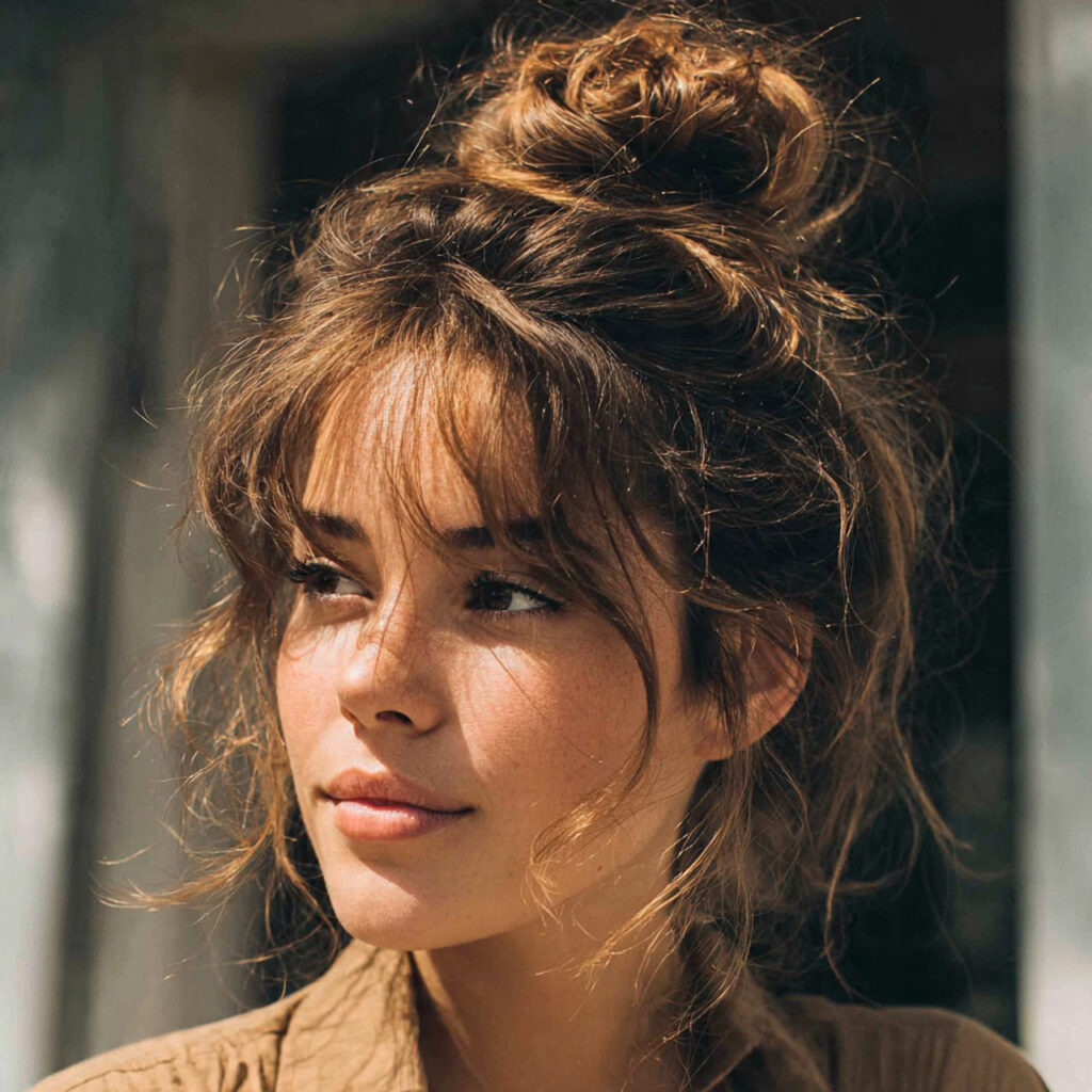24 Easy Summer Hairstyles You Can Do in Minutes Save These for Busy Days 4 The Quick Top Knot